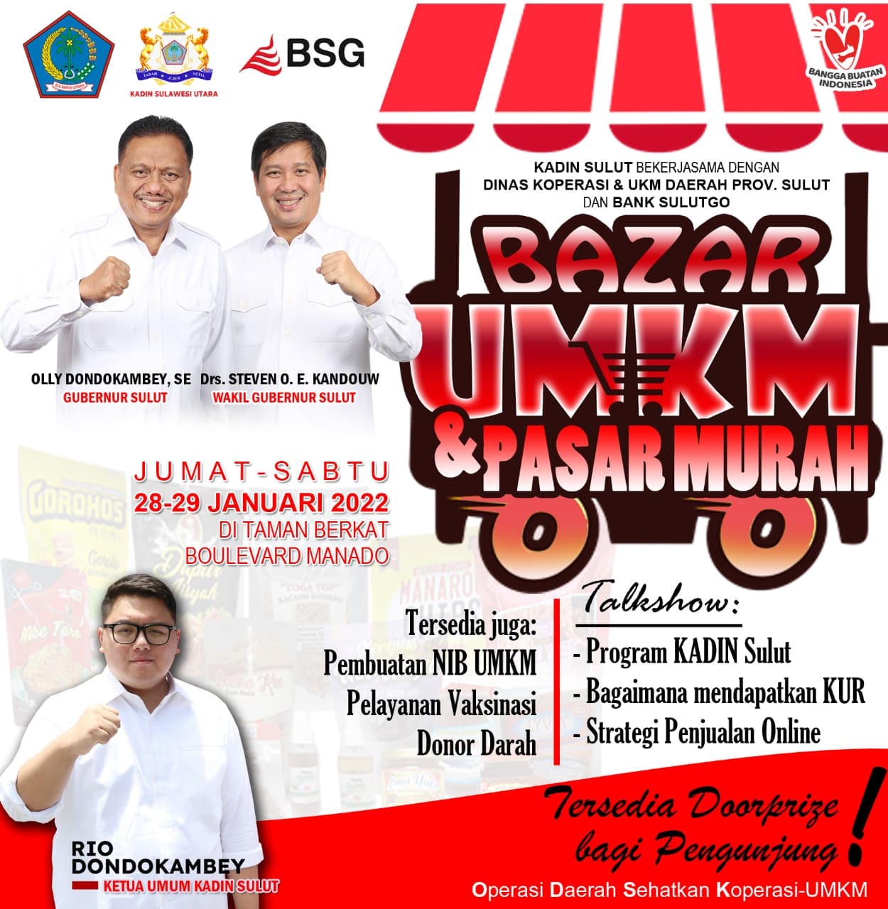 Bazaar Kadin UMKM dan Pasar Murah, 28-29 Januari 2022